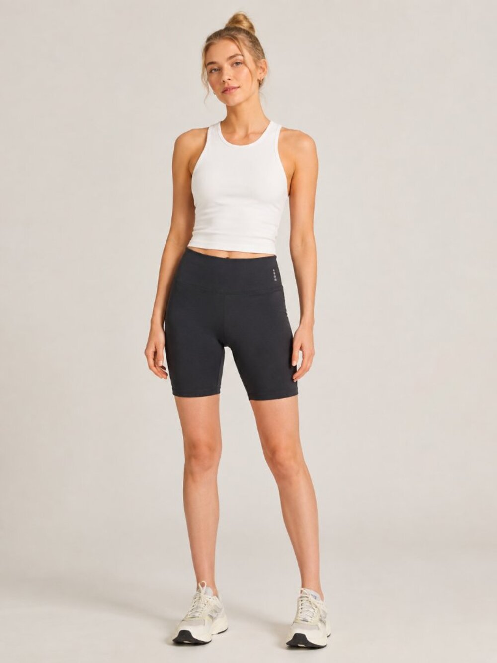 2/$30 Lands' End Sport Bike Cycling Short Waist Pocket Black Medium #A4273